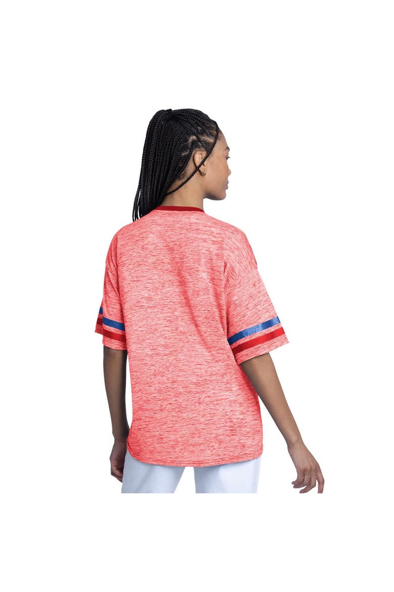 Women's G-III 4Her by Carl Banks Red Philadelphia Phillies Off-Season Oversized Top, Alternate, color, Red