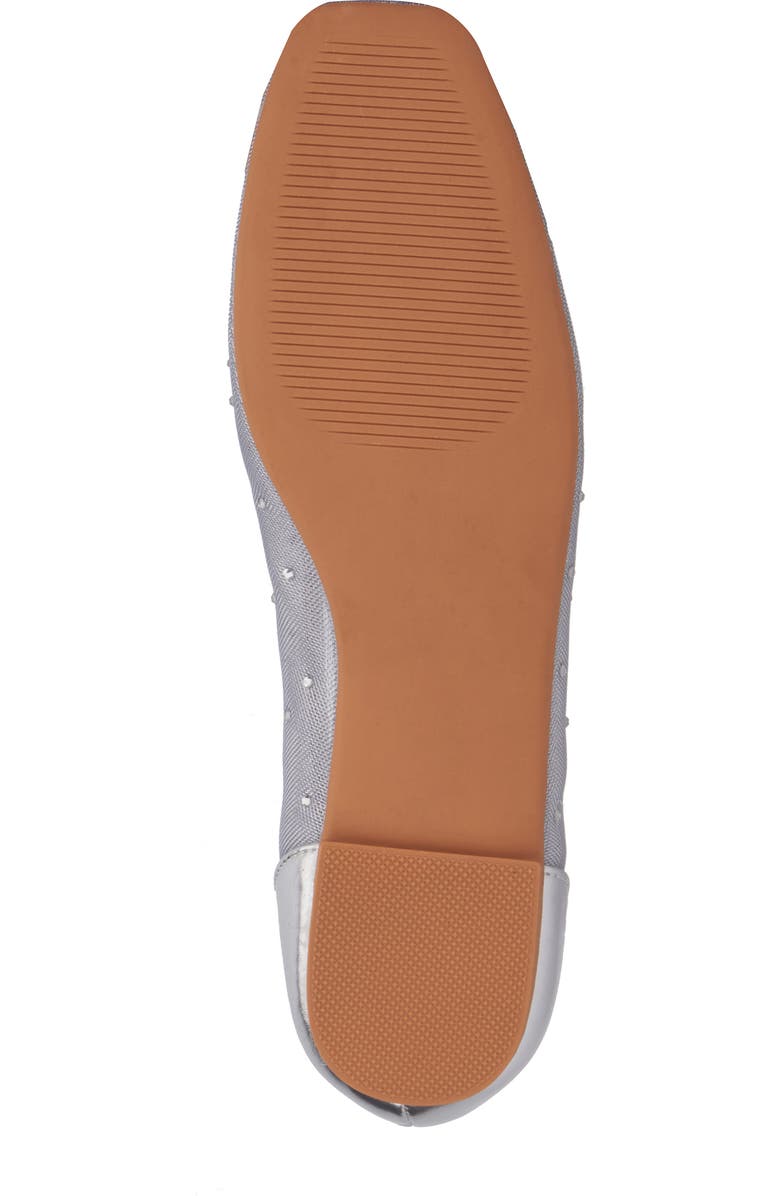 NEW YORK AND COMPANY Priya Mesh Flat, Alternate, color, Silver