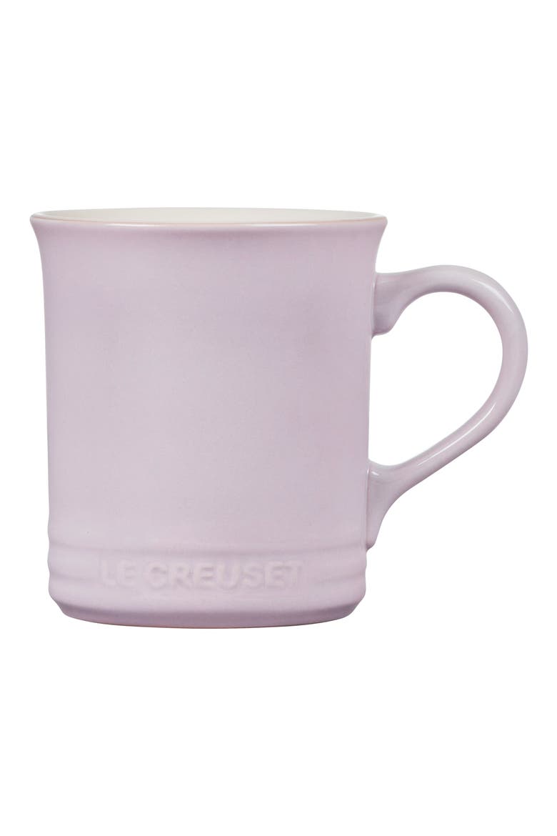 Set of Four 14-Ounce Stoneware Mugs, Alternate, color, SHALLOT
