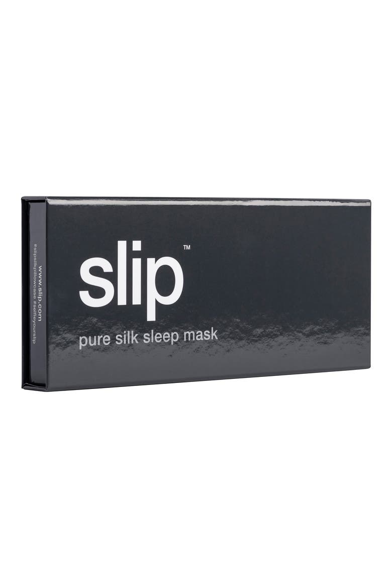 Pure Silk Sleep Mask, Alternate, color, CHARCOAL