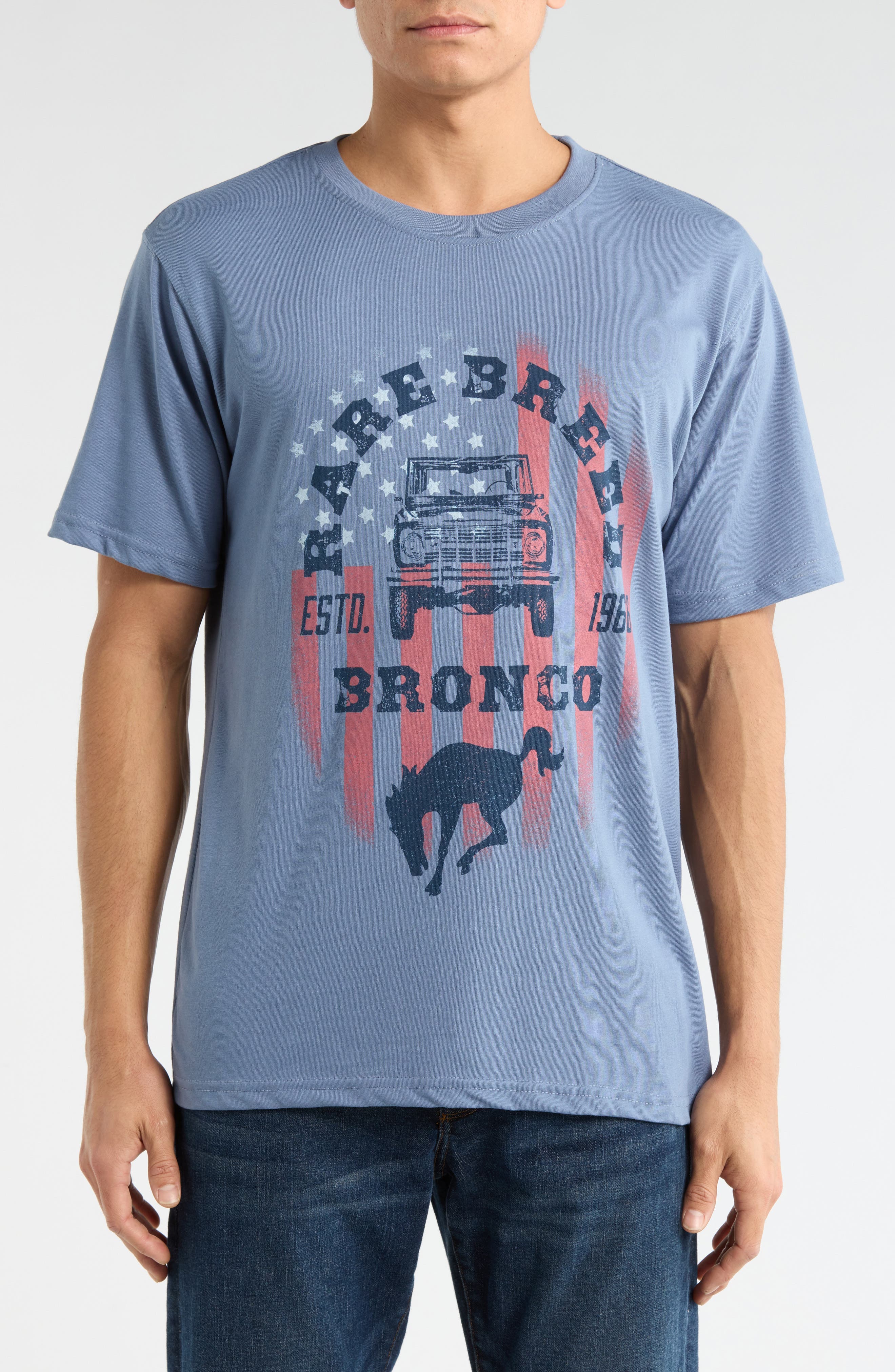 James Campbell Bronco Graphic T-Shirt
