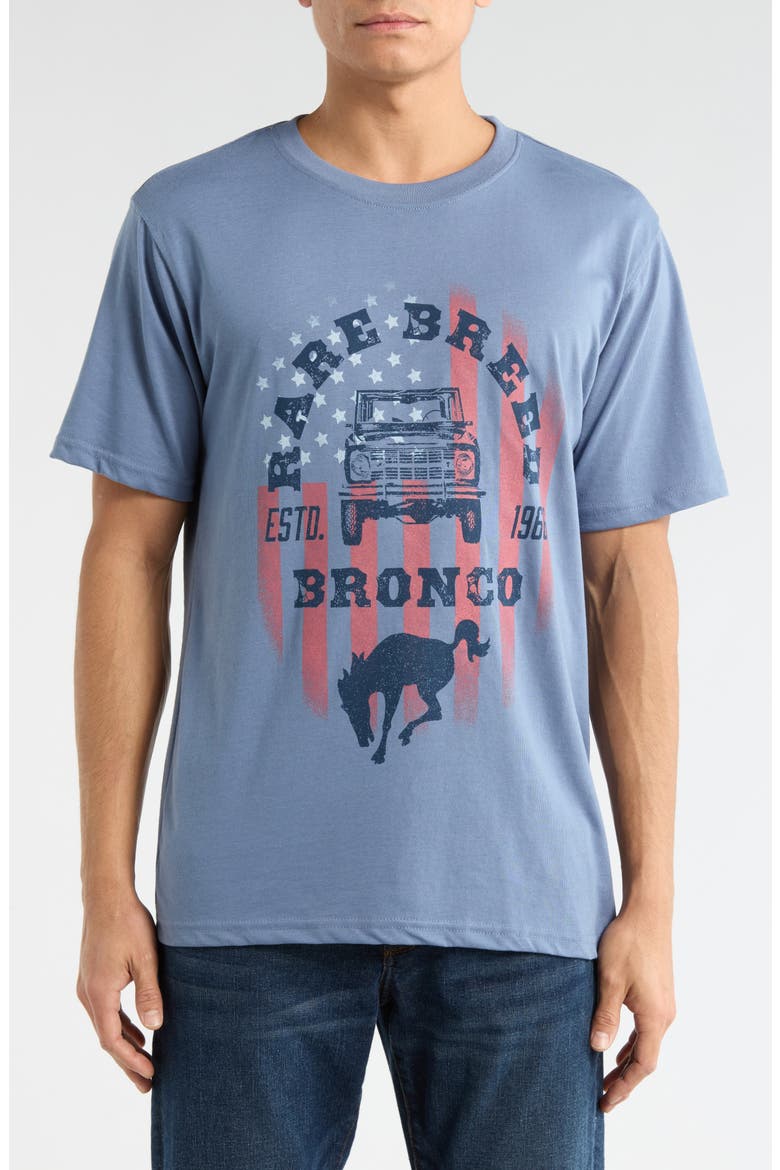 Bronco Graphic T-Shirt, Main, color, BLUE JEAN