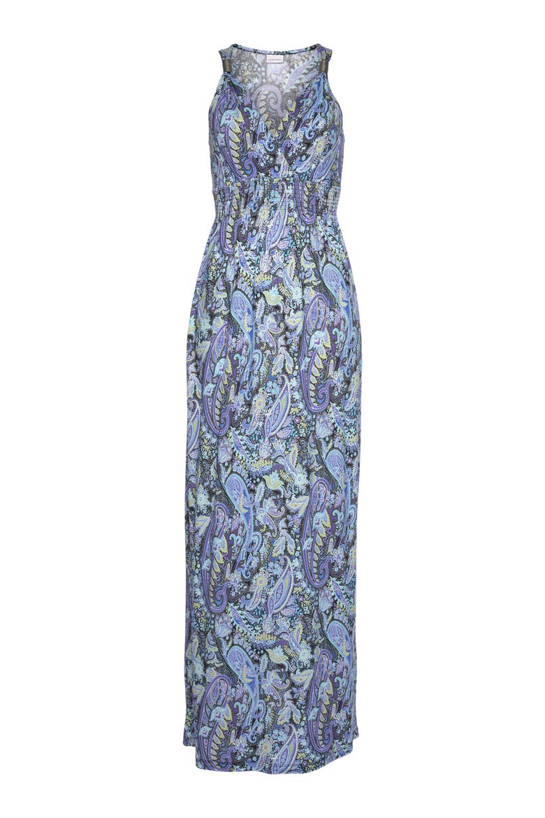 Paisley Print Maxi Dress, Alternate, color, Multi Print