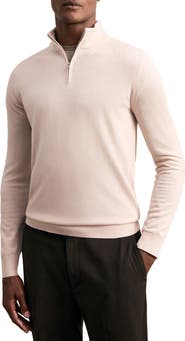 Reiss Blackhall Quarter Zip Wool Sweater
