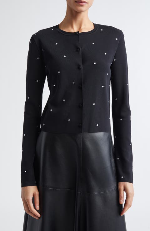 Dorrie Crystal Embellished Cardigan