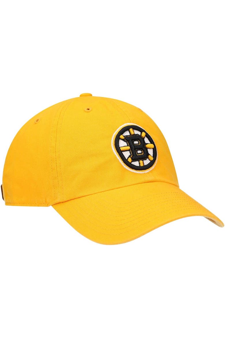 Men's '47 Gold Boston Bruins Clean Up Adjustable Hat, Alternate, color, Gold