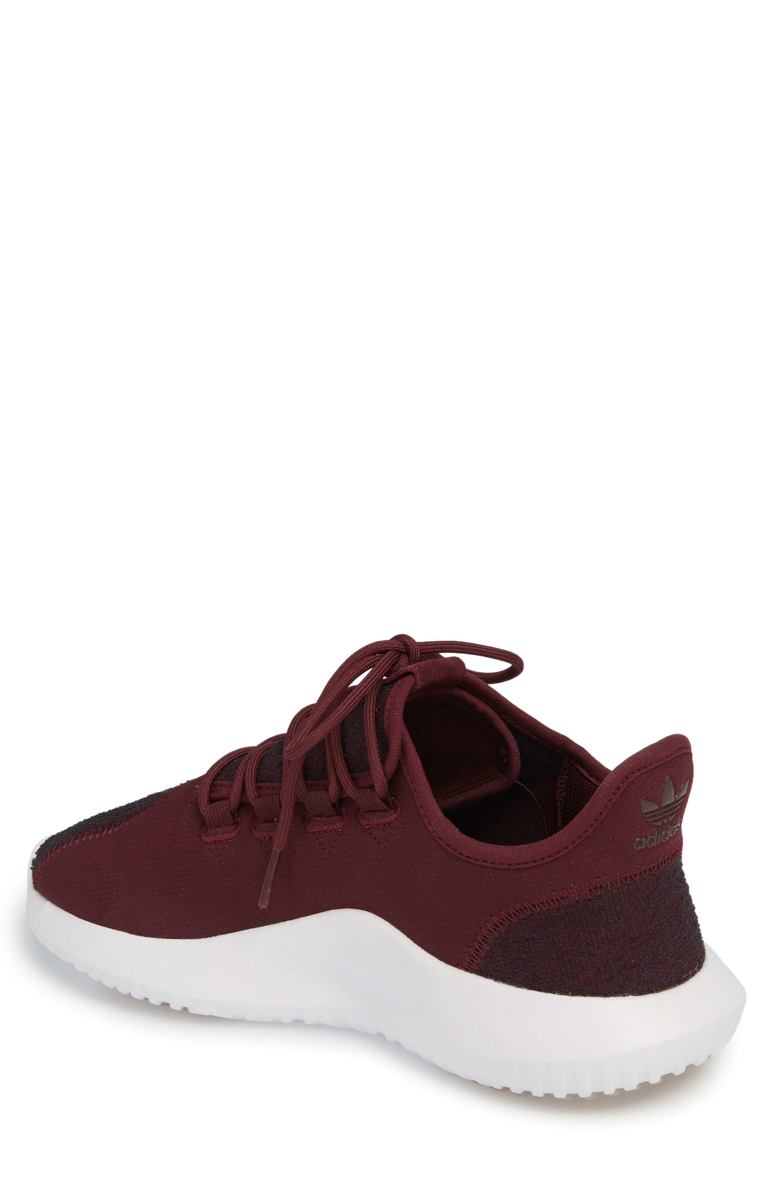 Tubular Shadow Sneaker, Alternate, color, MAROON / VAPOUR GREY/ WHITE