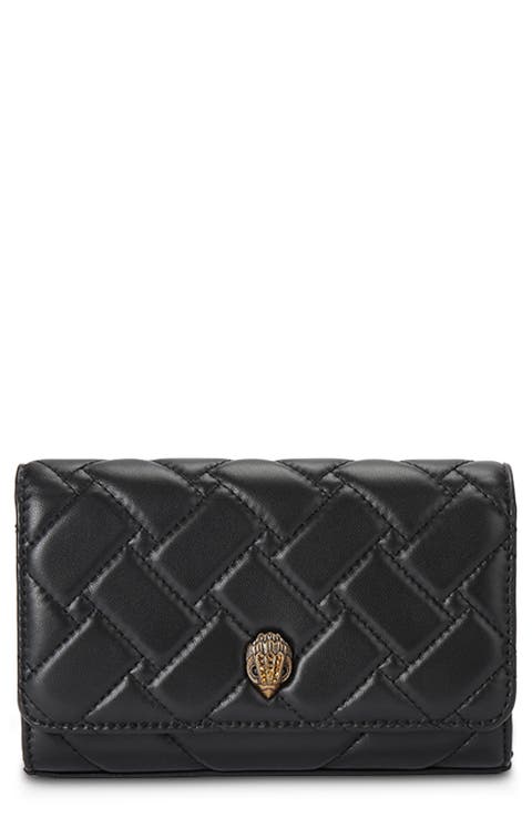 Extra Mini Kensington Quilted Leather Wallet on a Chain