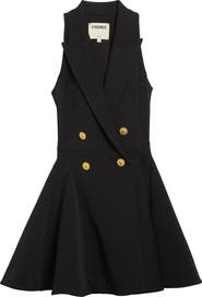 L'AGENCE Royalty Fit & Flare Minidress