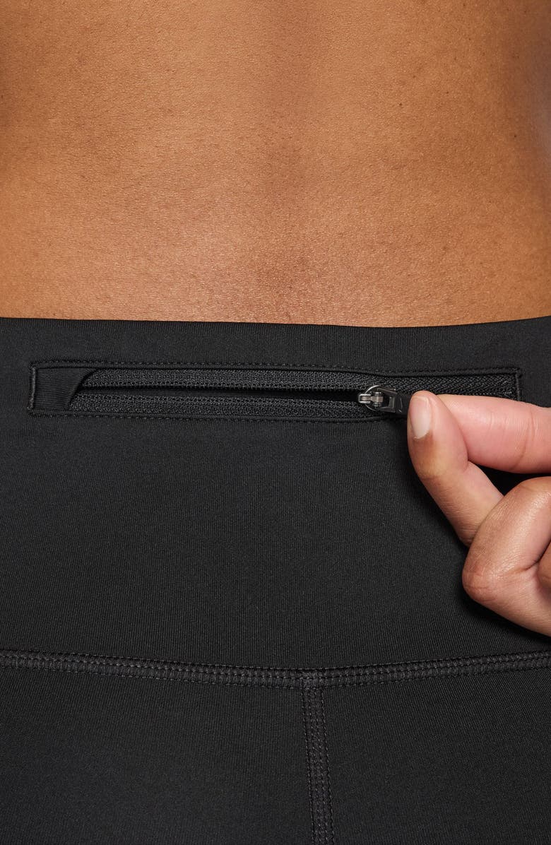 Nike Dri-FIT Tempo High Waist 7/8 Leggings, Alternate, color, Black/ Reflective Silver