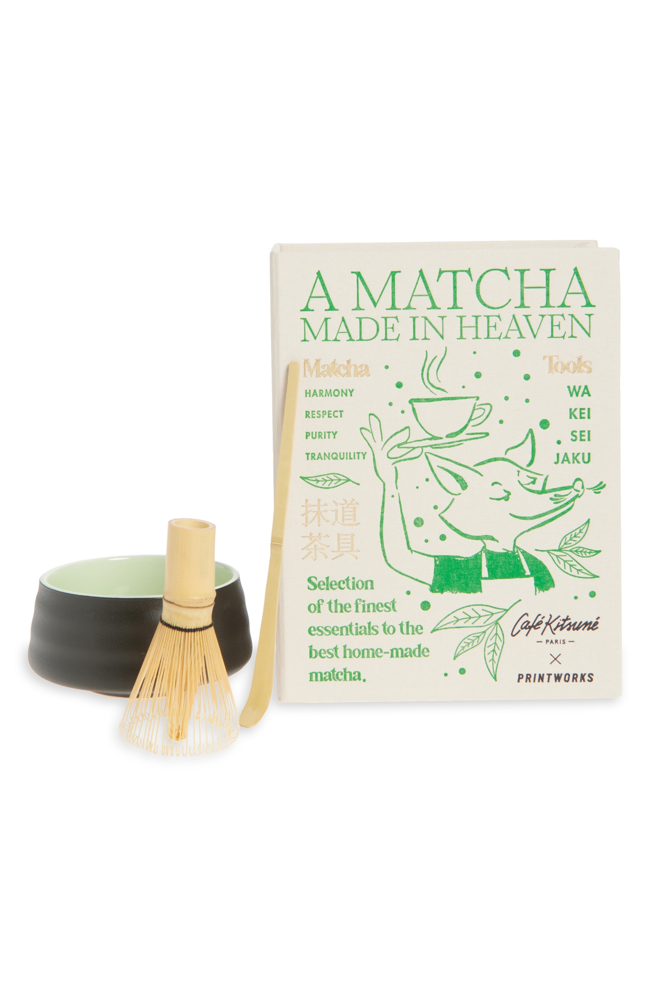 PRINTWORKS x Café Kitsuné Matcha Tools Set - Beige/ Multi