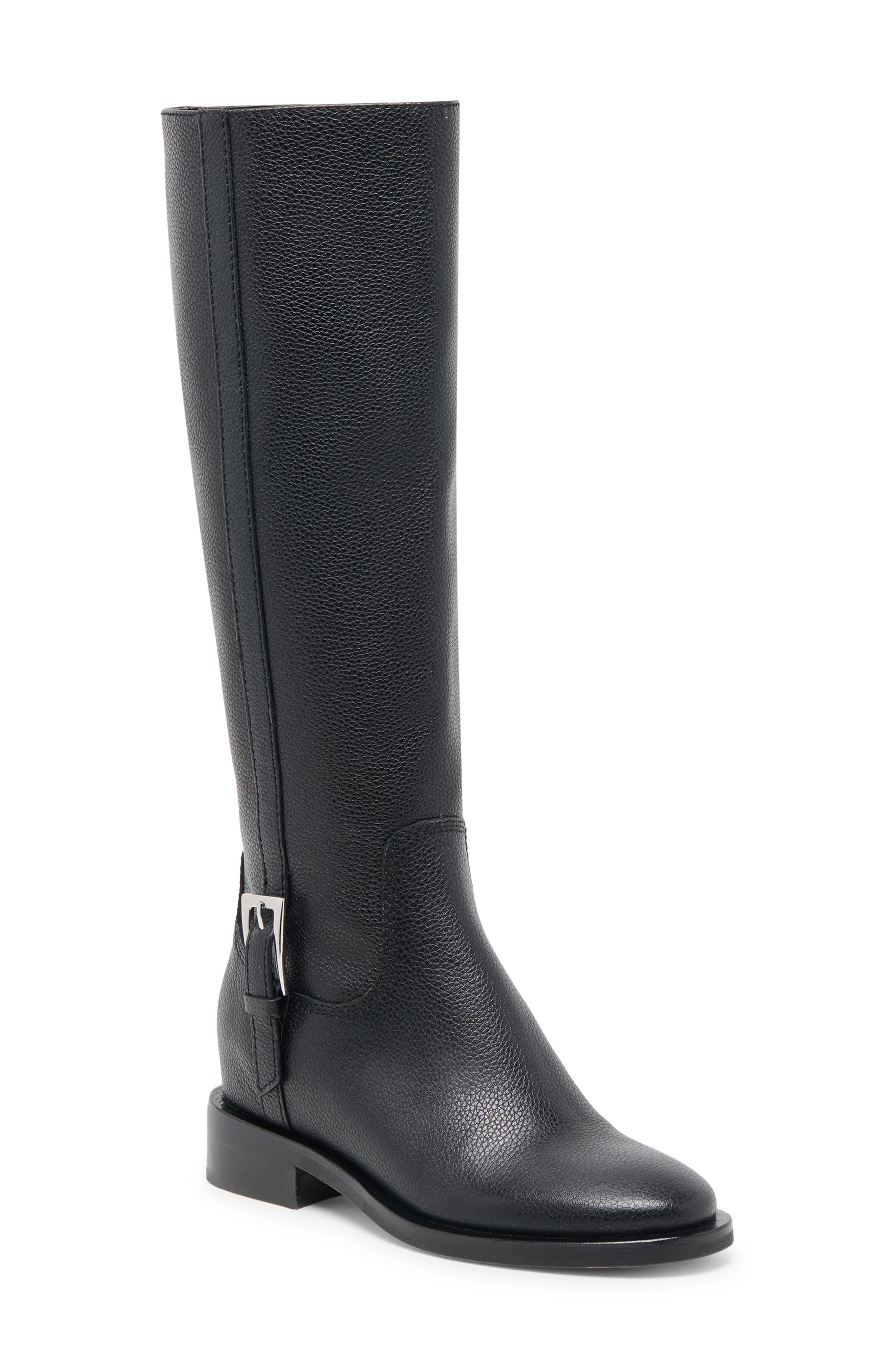 Dolce Vita Kilian H20 Waterproof Knee High Boot, Main, color, Black Leather