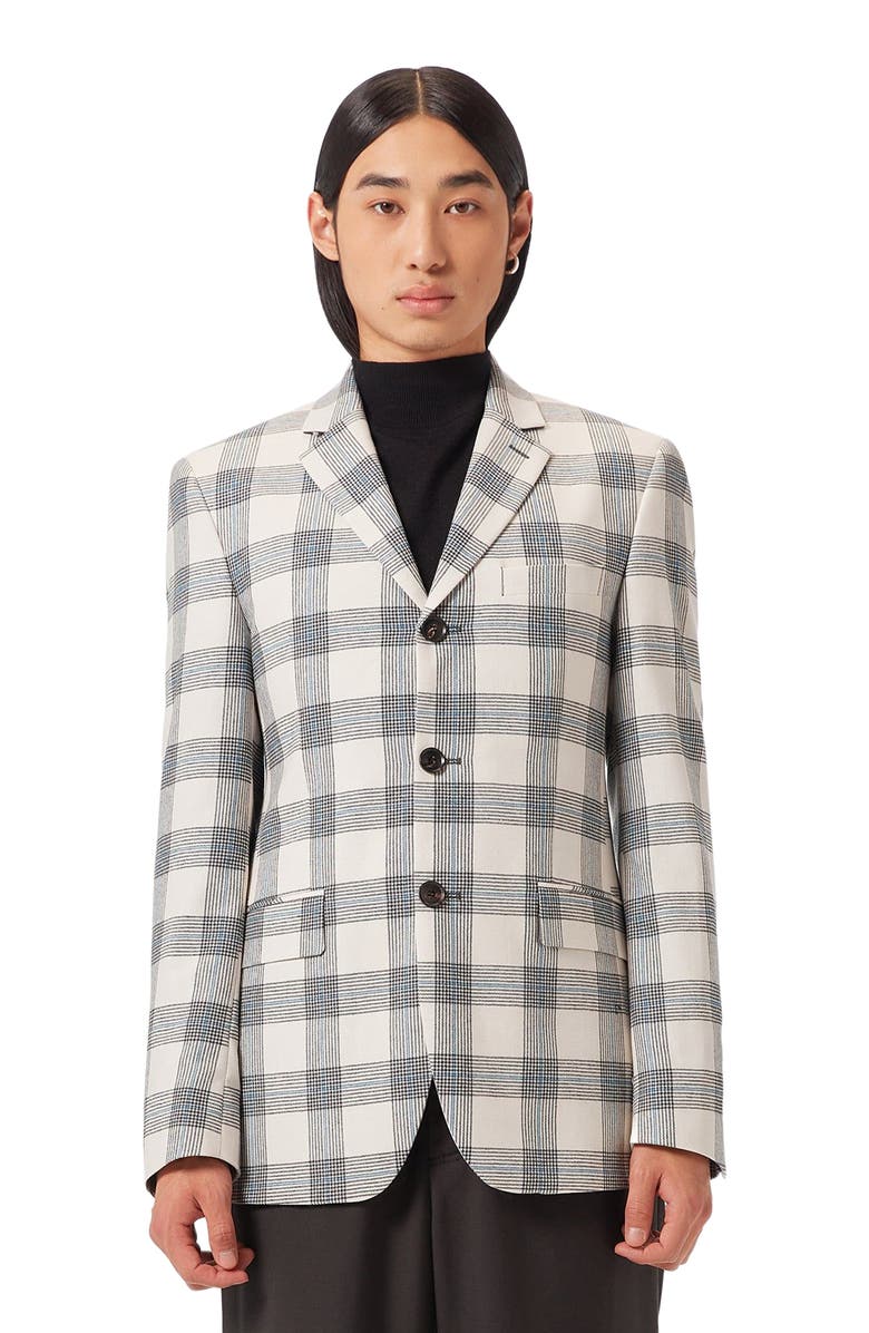 GOBI Mongolian Cashmere Men's Cashmere Blazer, Alternate, color, Off White