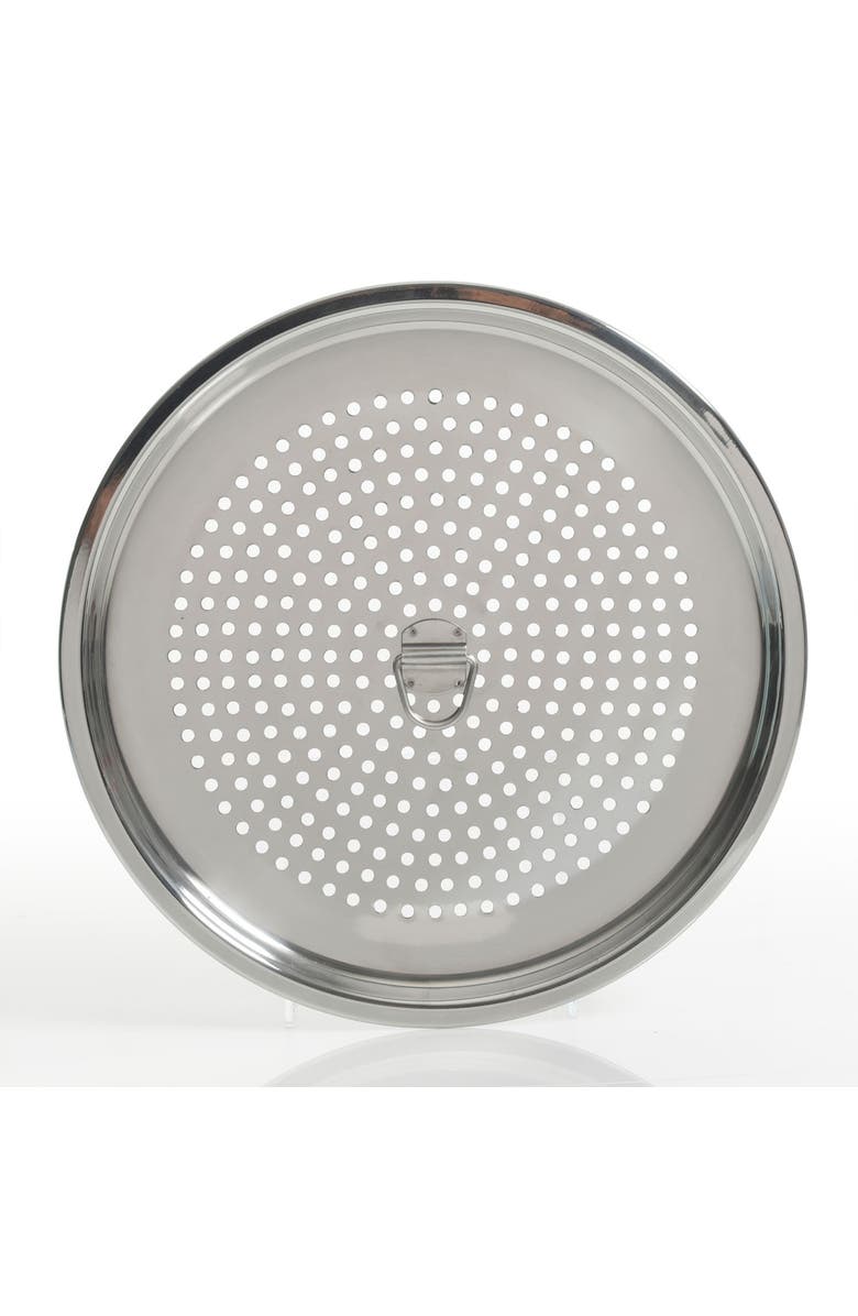 Kenmore 16 Quart Stainless Steel Pot  with Steamer Insert and Glass Lid, Alternate, color, 