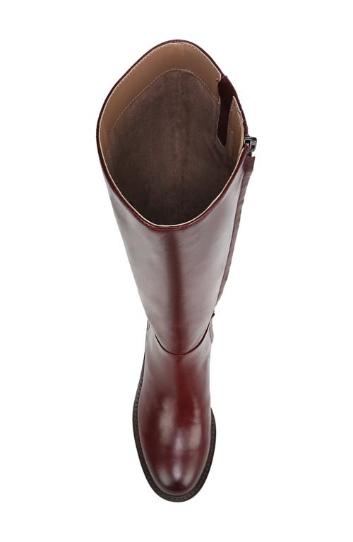 Sam Edelman Milla Knee High Boot In Burgundy