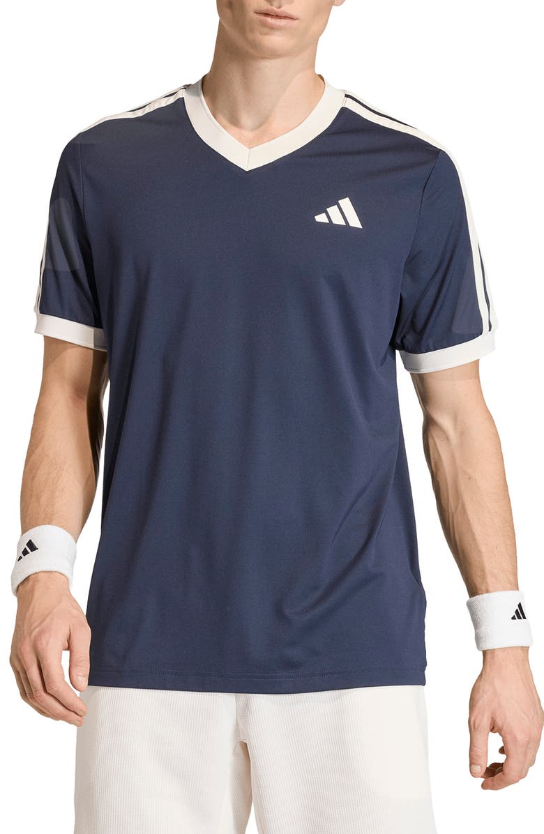 adidas Tennis Classics T-Shirt, Main, color, Legend Ink/ /