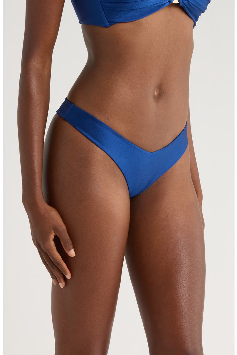 Y-Cut Thong Bikini Bottoms, Alternate, color, MYSTIC MOON