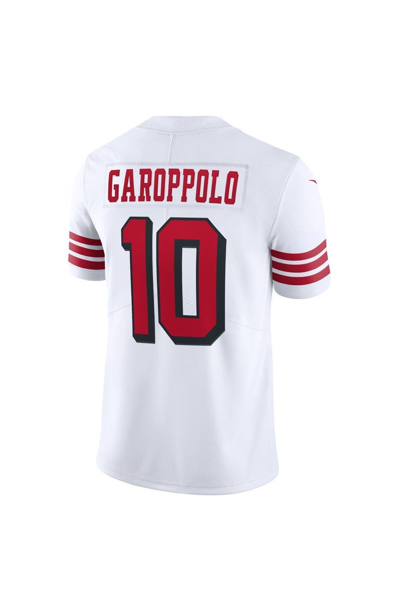 Nike Men's Nike Jimmy Garoppolo White San Francisco 49ers 75th Anniversary 2nd Alternate Vapor Limited Jersey, Alternate, color, 