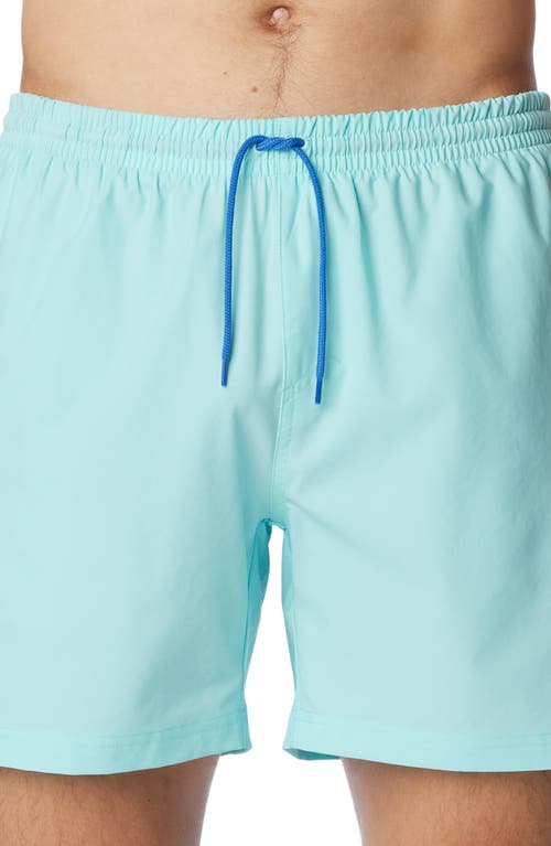 Columbia Men's Performance Rambler Logo Swim Trunks In Blue