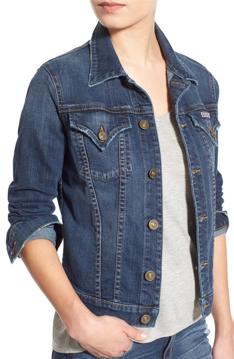 Hudson Jeans 'The Signature' Denim Jacket, Alternate, color,