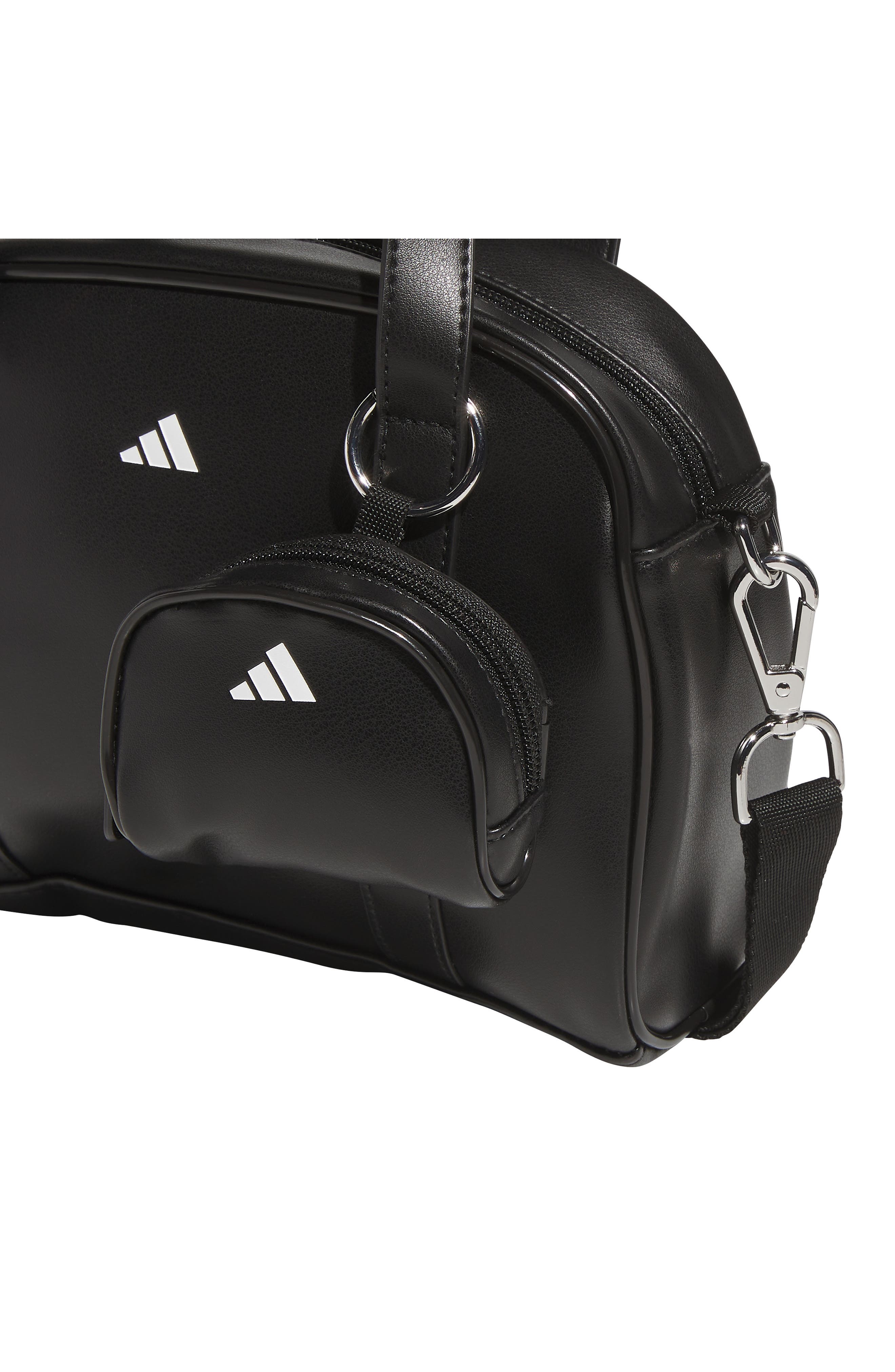 Mini Pouch Carryall Crossbody Bag, Alternate, color, BLACK/ SILVER METALLIC