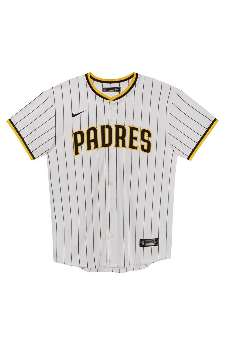 Nike Preschool Nike White San Diego Padres Home Game Jersey, Alternate, color, White
