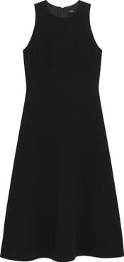 Theory Sleeveless A-Line Midi Dress