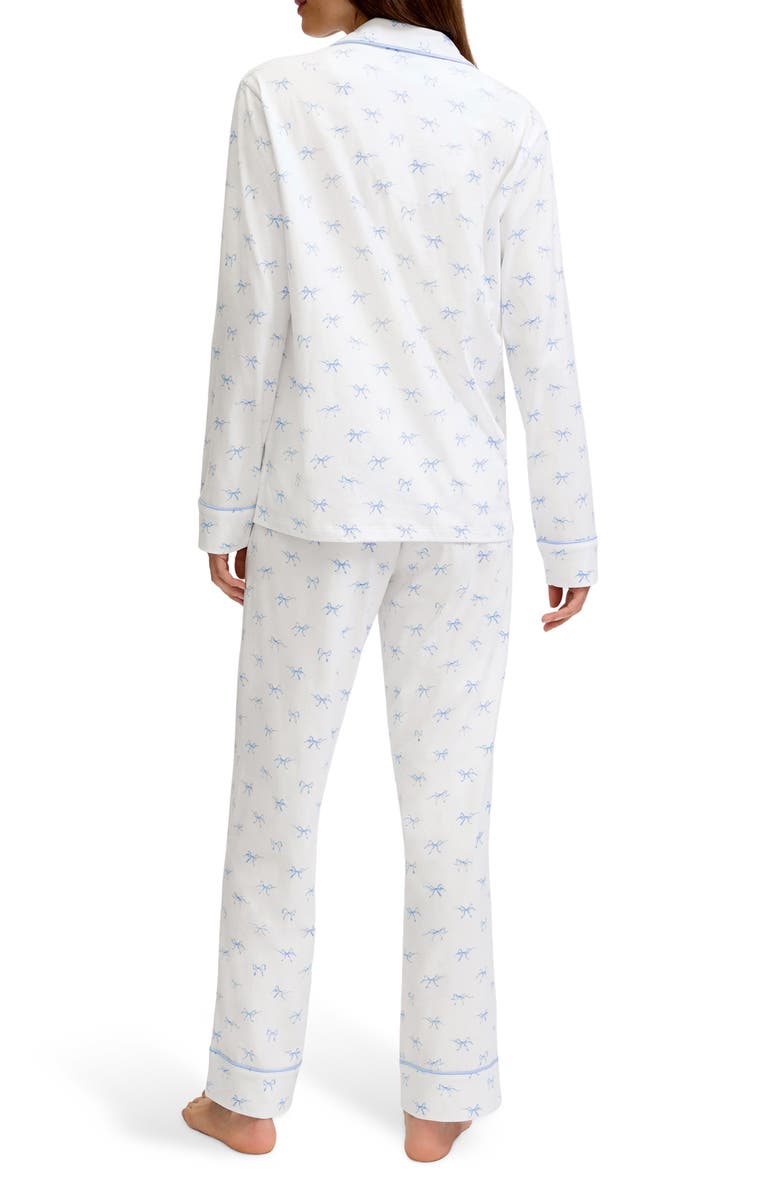 Petite Plume Pima Cotton Pajamas, Alternate, color, White