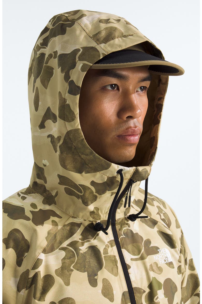 Antora Waterproof Hooded Rain Parka, Alternate, color, CEDAR HERITAGE PRINT