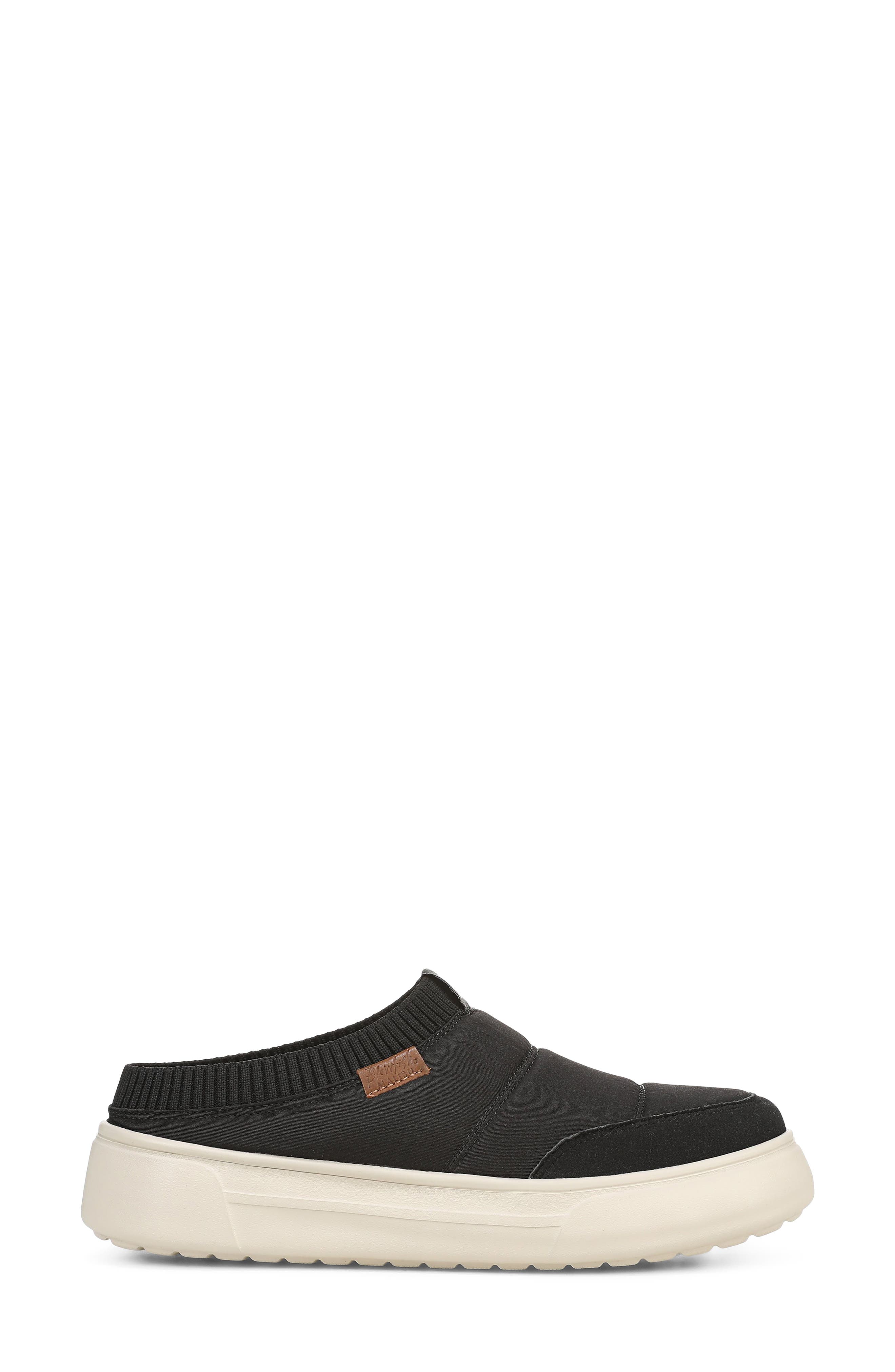 Seadream Mule, Alternate, color, BLACK FAUX SUEDE/ NYLON