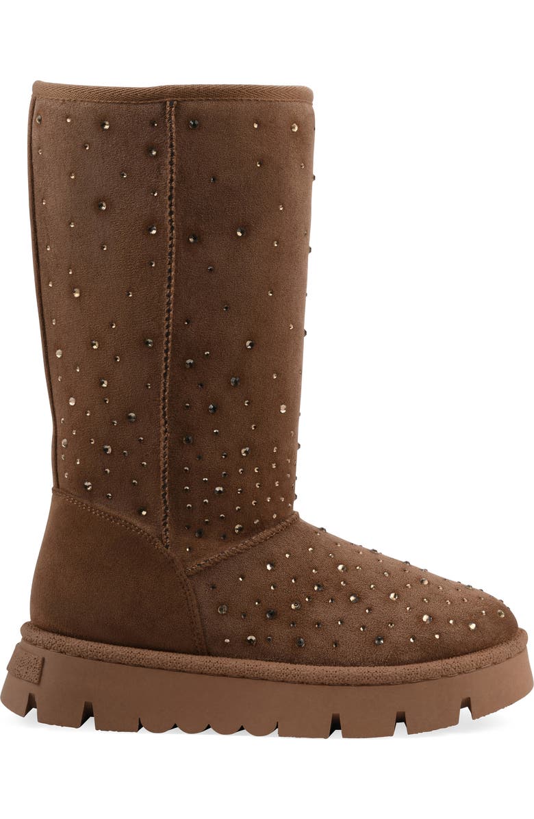 White Mountain Footwear Tripp Faux Fur Lined Boot, Alternate, color, Chestnut Faux Suede