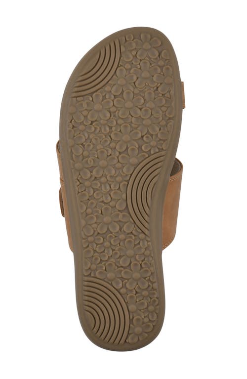 Cliffs By White Mountain Fancify Toe Loop Sandal In Natural Burnished Smooth