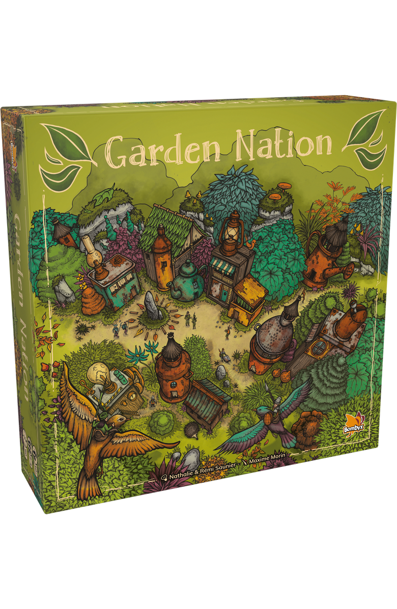 BOMBYX Garden Nation War And Building Board Game, Ages 10+, Main, color, Multicolored
