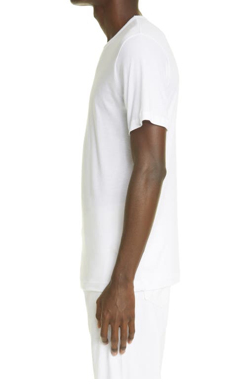 Sunspel Sea Island Cotton T-shirt In White