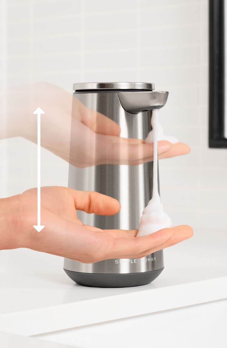 simplehuman Rechargeable Sensor Pump Foam Soap Dispenser, Alternate, color, 
