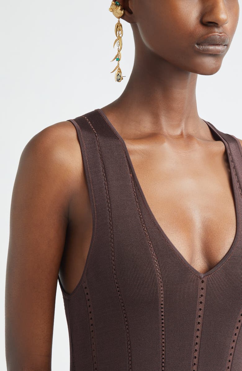 Zimmermann Mira Single Chain Koala Ear Cuff, Alternate, color, Gold/ Multi