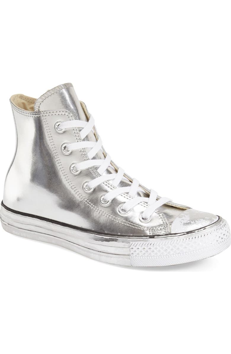 Converse Chuck Taylor<sup>®</sup> All Star<sup>®</sup> 'Metallic' High Top Sneaker, Main, color,