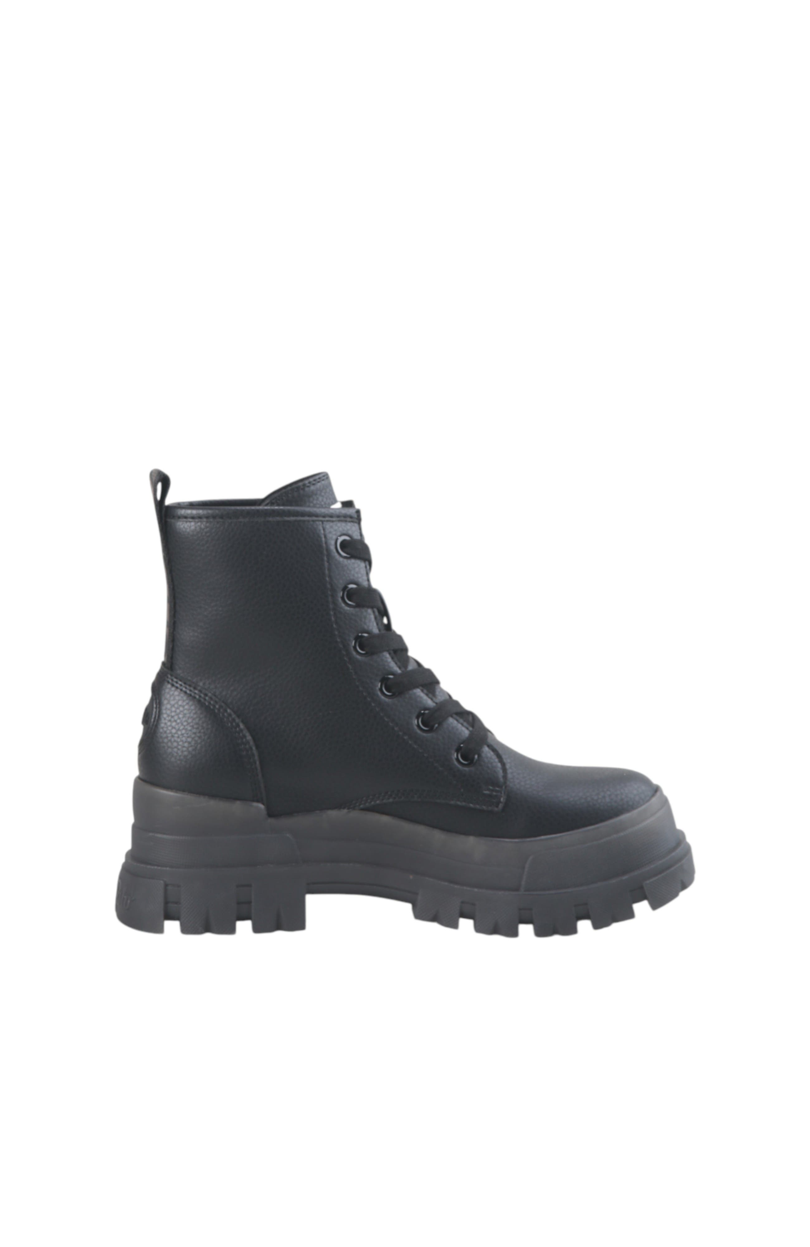 Buffalo Boots Aspha Rld Flat Bootie, Alternate, color, Black