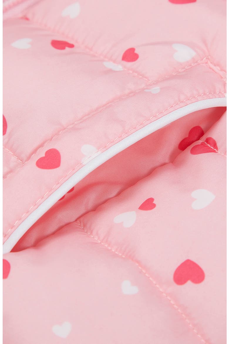Lightweight Puffer Jacket, Alternate, color, Pink Hearts