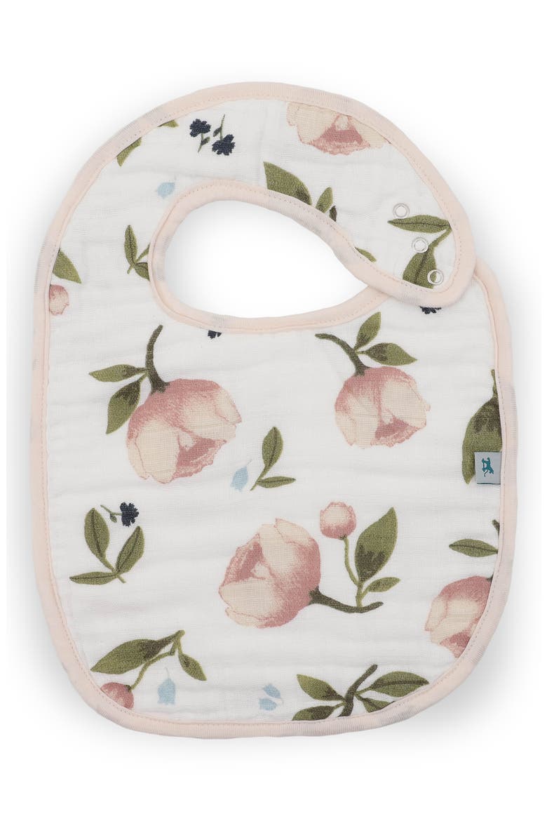 3-Pack Organic Cotton Muslin Bibs, Alternate, color, WATERCOLOR FLORET