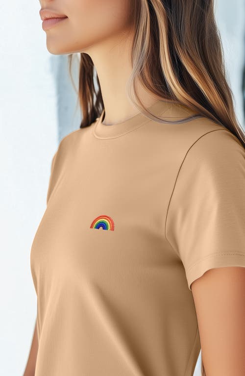 Dalix Womens Rainbow Jersey Relaxed Tee
