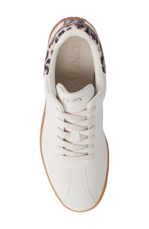 Dkny Seacliff Sneaker In Khaki Multi