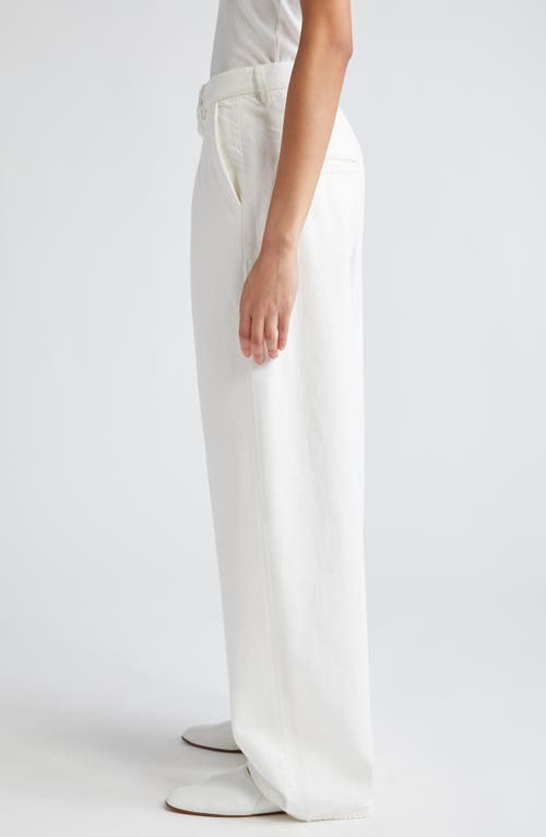 Loulou De Saison Attu Wide Leg Jeans In White