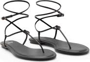 MANGO Ankle Wrap Sandals