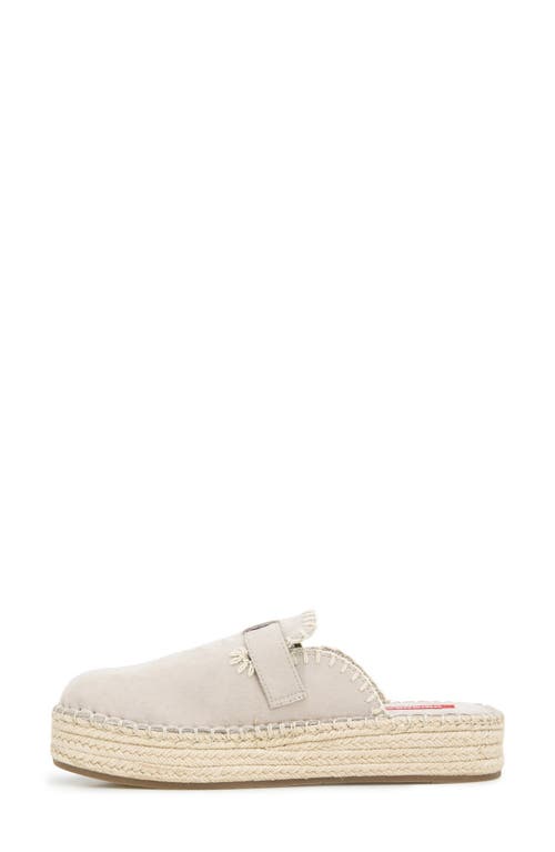 Unionbay Kalani Platform Espadrille Mule In Chalk