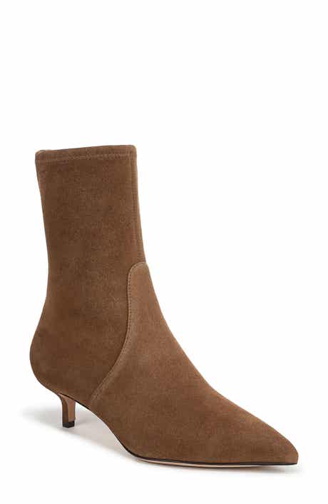 Lisa 45 Stretch Kitten Heel Bootie