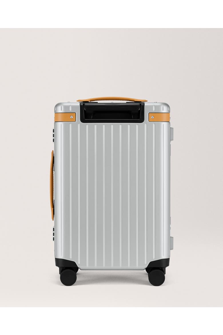 The Carry-on Suitcase, Alternate, color, Silver / Tan