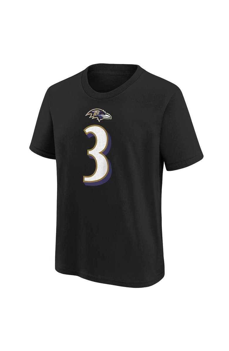 Nike Youth Nike Odell Beckham Jr. Black Baltimore Ravens Player Name & Number T-Shirt, Alternate, color, 