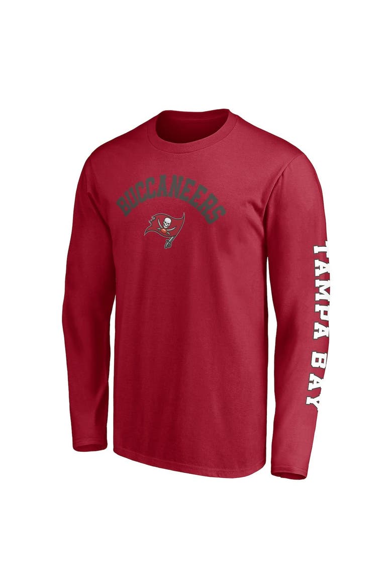 Men's Fanatics Branded Red Tampa Bay Buccaneers Big & Tall City Long Sleeve T-Shirt, Alternate, color, RED