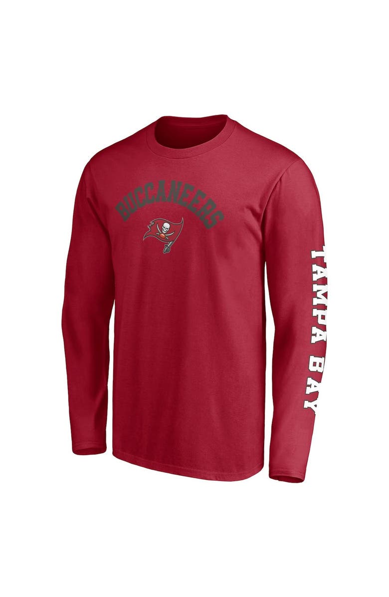 FANATICS Men's Fanatics Branded Red Tampa Bay Buccaneers Big & Tall City Long Sleeve T-Shirt, Alternate, color, Red